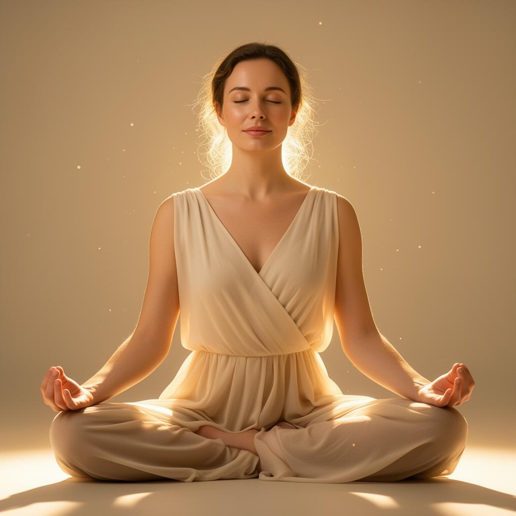 Persona en meditación