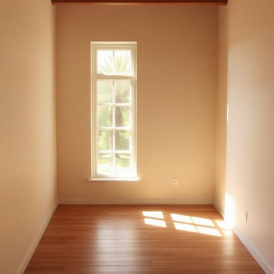 Interior minimalista con luz natural